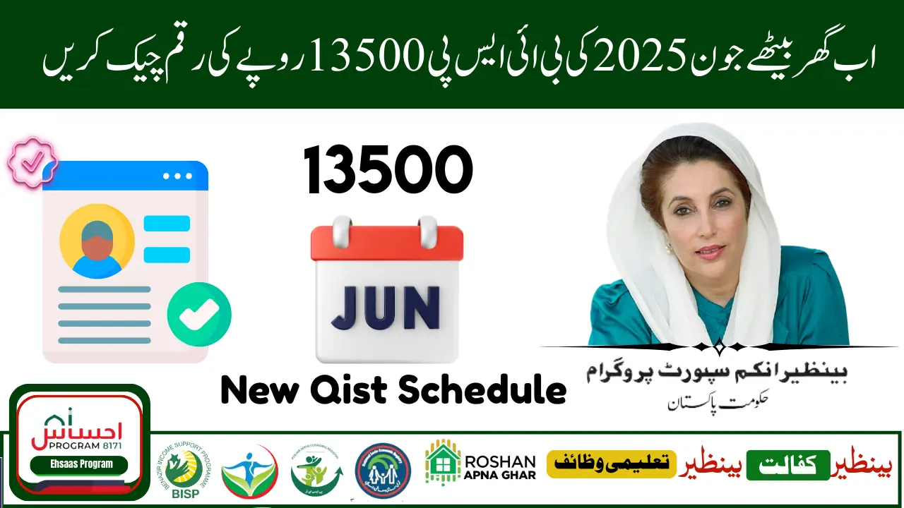BISP 8171 June 2025 Payment Check